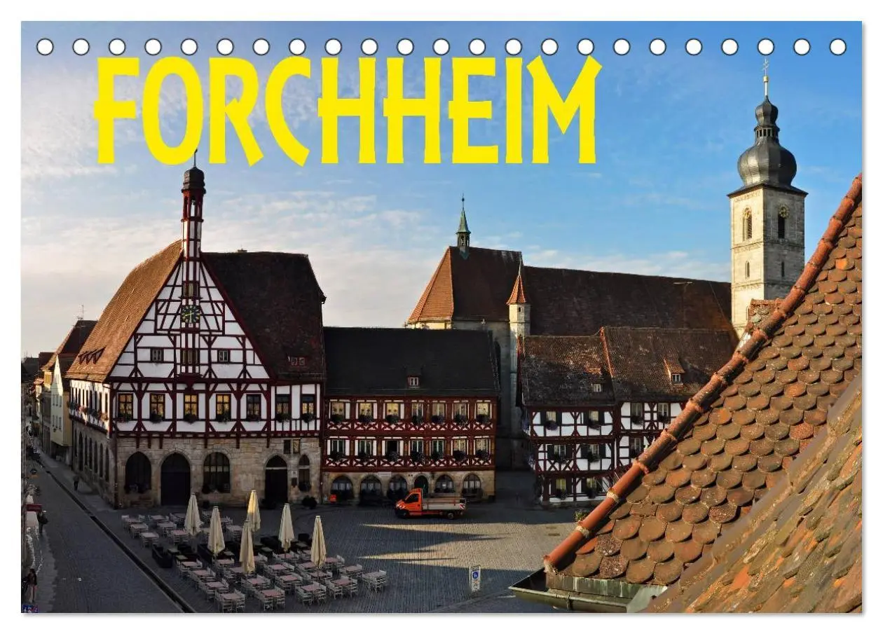 Cover: 9783435669110 | Forchheim (Tischkalender 2025 DIN A5 quer), CALVENDO Monatskalender