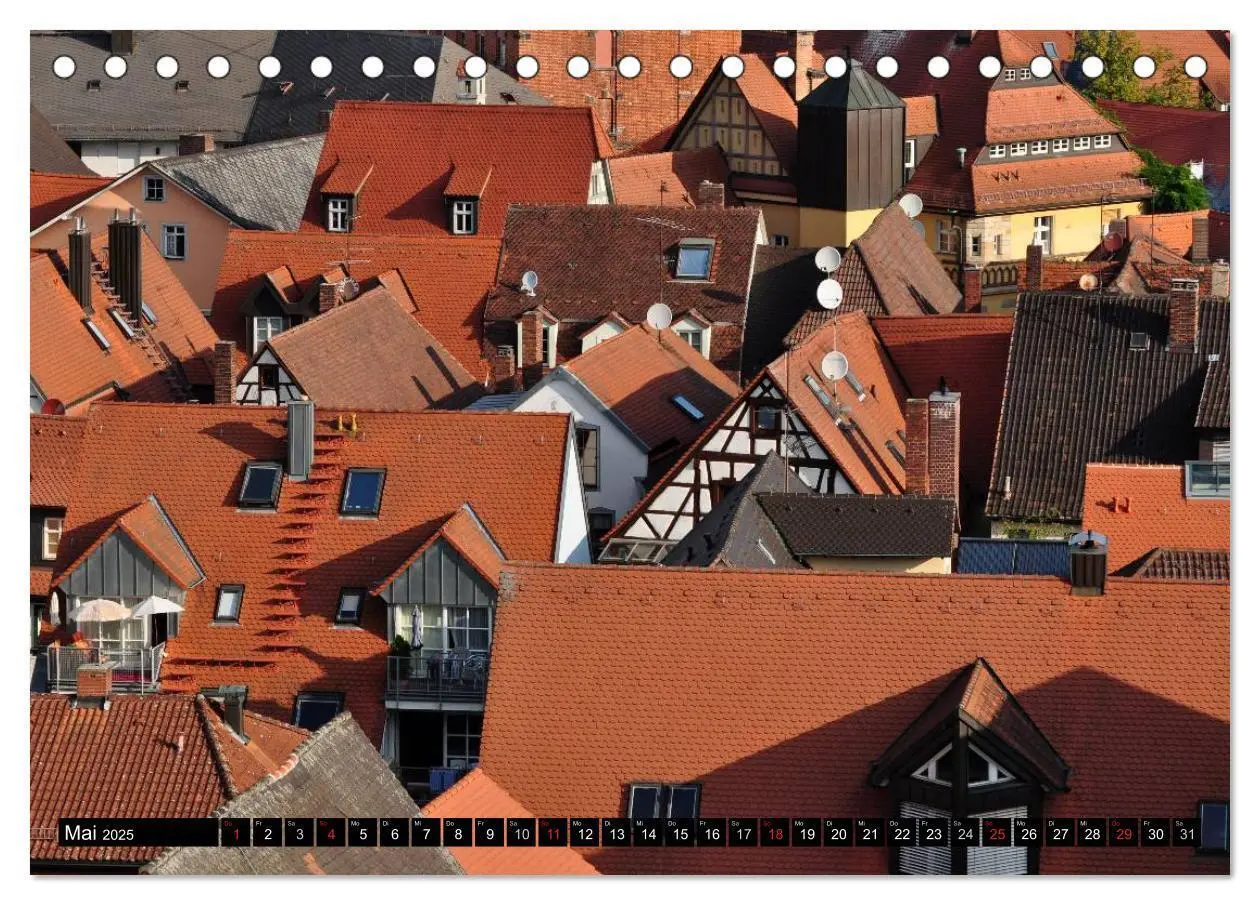 Bild: 9783435669110 | Forchheim (Tischkalender 2025 DIN A5 quer), CALVENDO Monatskalender