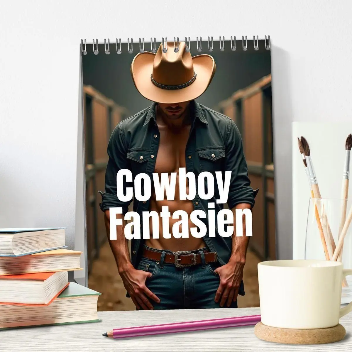 Bild: 9783516609110 | Cowboy Fantasien (Tischkalender 2026 DIN A5 hoch), CALVENDO...