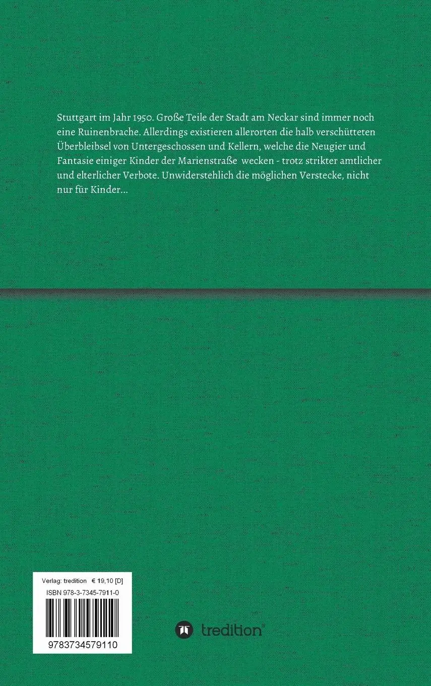 Rückseite: 9783734579110 | Marienstraße | Jenes Jahr in Stuttgart | Van Eycken | Buch | 364 S.