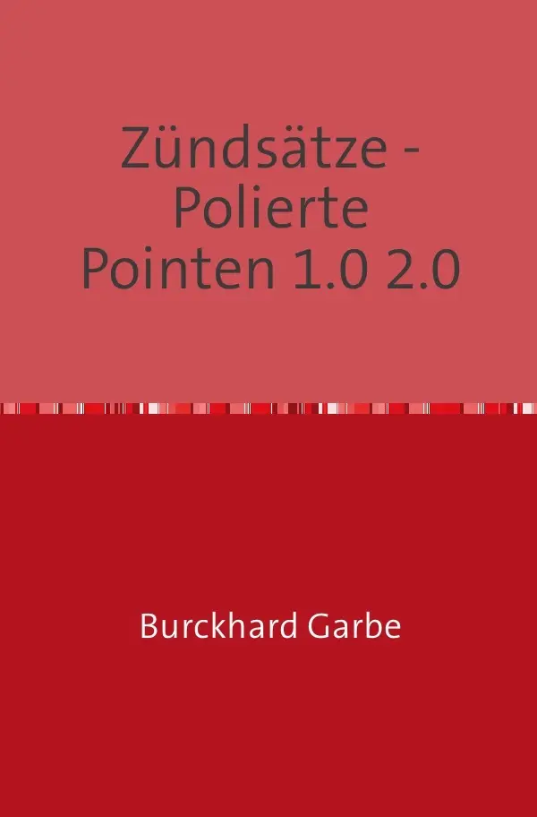 Cover: 9783748509110 | Zündsätze - Polierte Pointen 1.0 2.0 | Polierte Pointen 1.0 2.0 | Buch