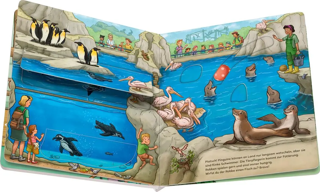 Bild: 9783473419210 | Mein großes Spielbuch Zoo | Lieselotte Jacob | Buch | 12 S. | Deutsch