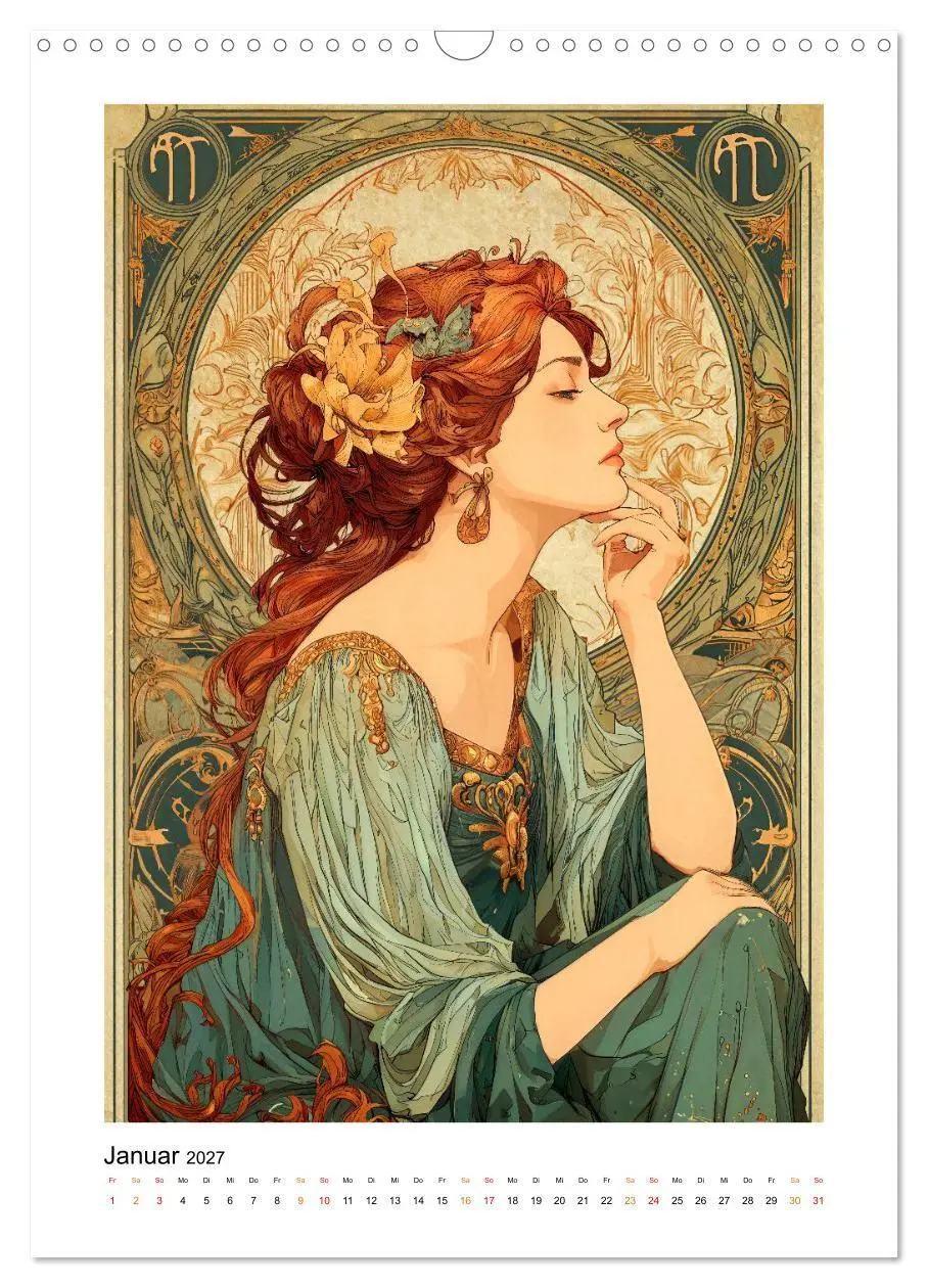 Bild: 9783516769210 | Jugendstil - Die Kunst der Belle Époque (Wandkalender 2027 DIN A3...