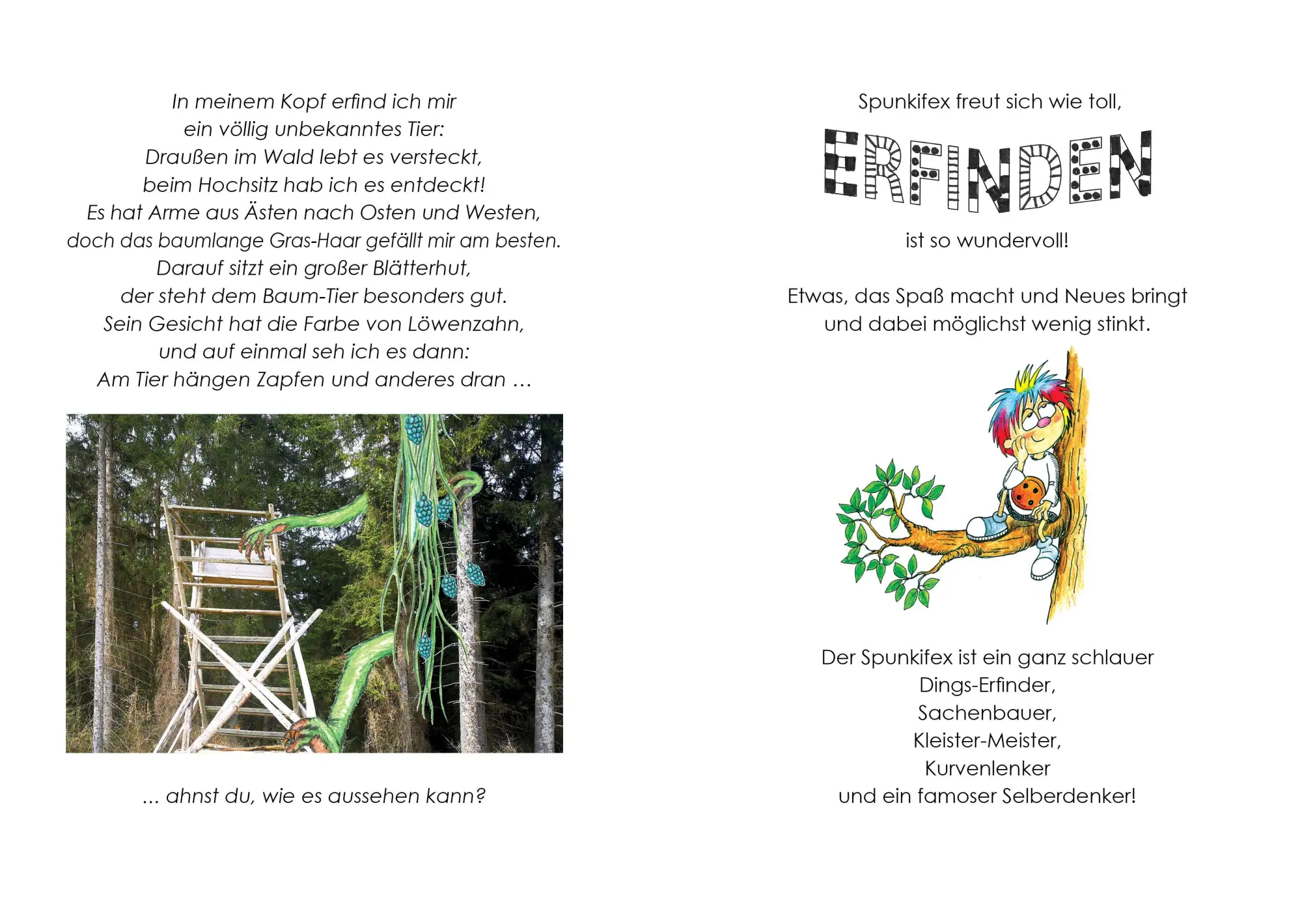 Bild: 9783910619210 | SPUNKIFEX erfindet Tiere | Birgit Fuchs | Buch | 28 S. | Deutsch