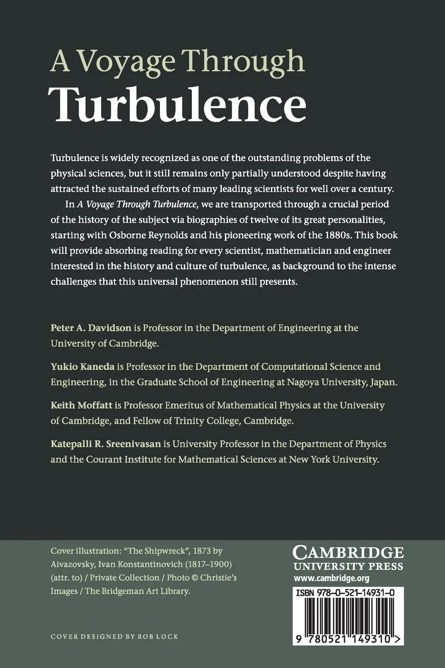 Rückseite: 9780521149310 | A Voyage Through Turbulence | Peter A. Davidson (u. a.) | Taschenbuch