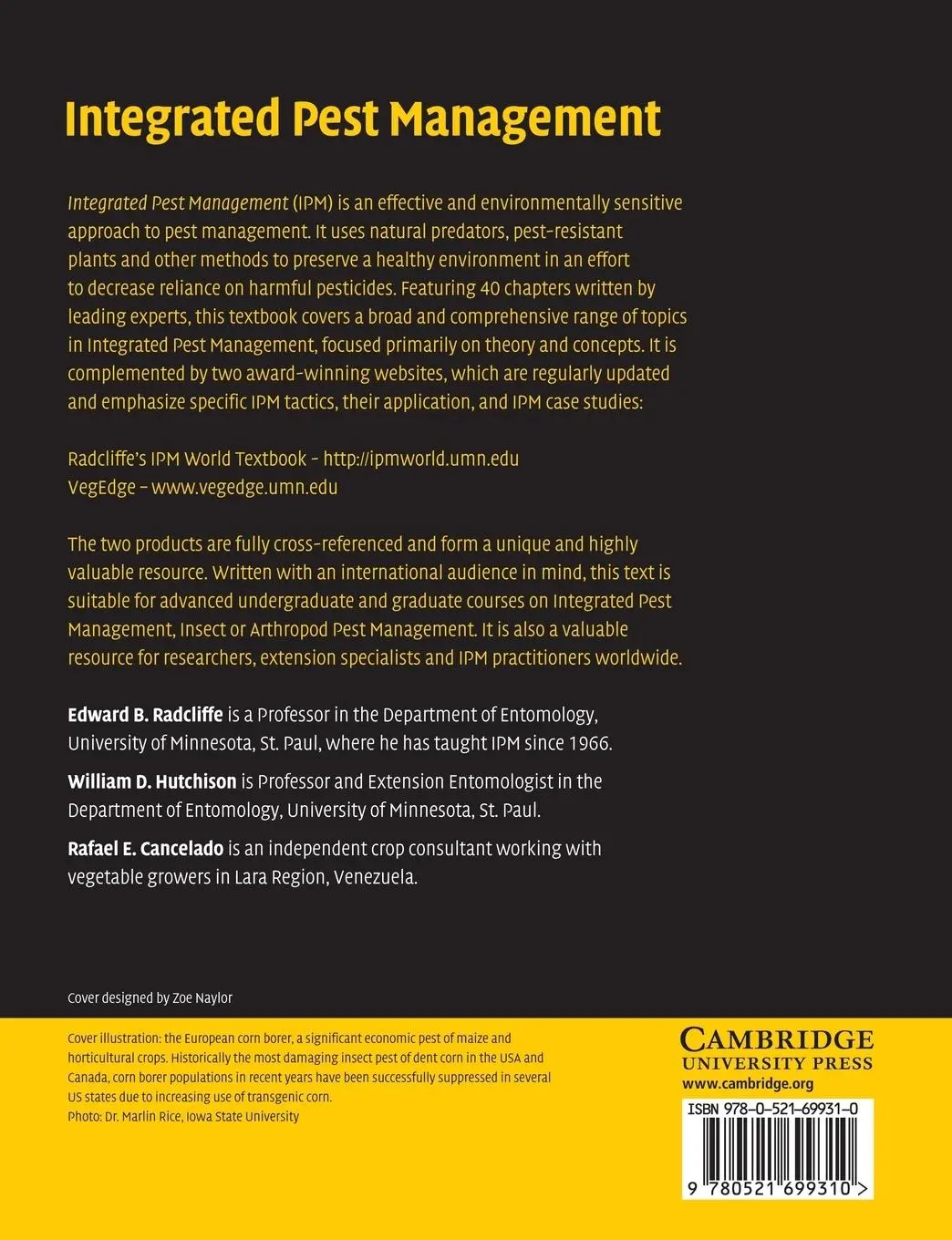 Rückseite: 9780521699310 | Integrated Pest Management | Edward B. Radcliffe (u. a.) | Taschenbuch