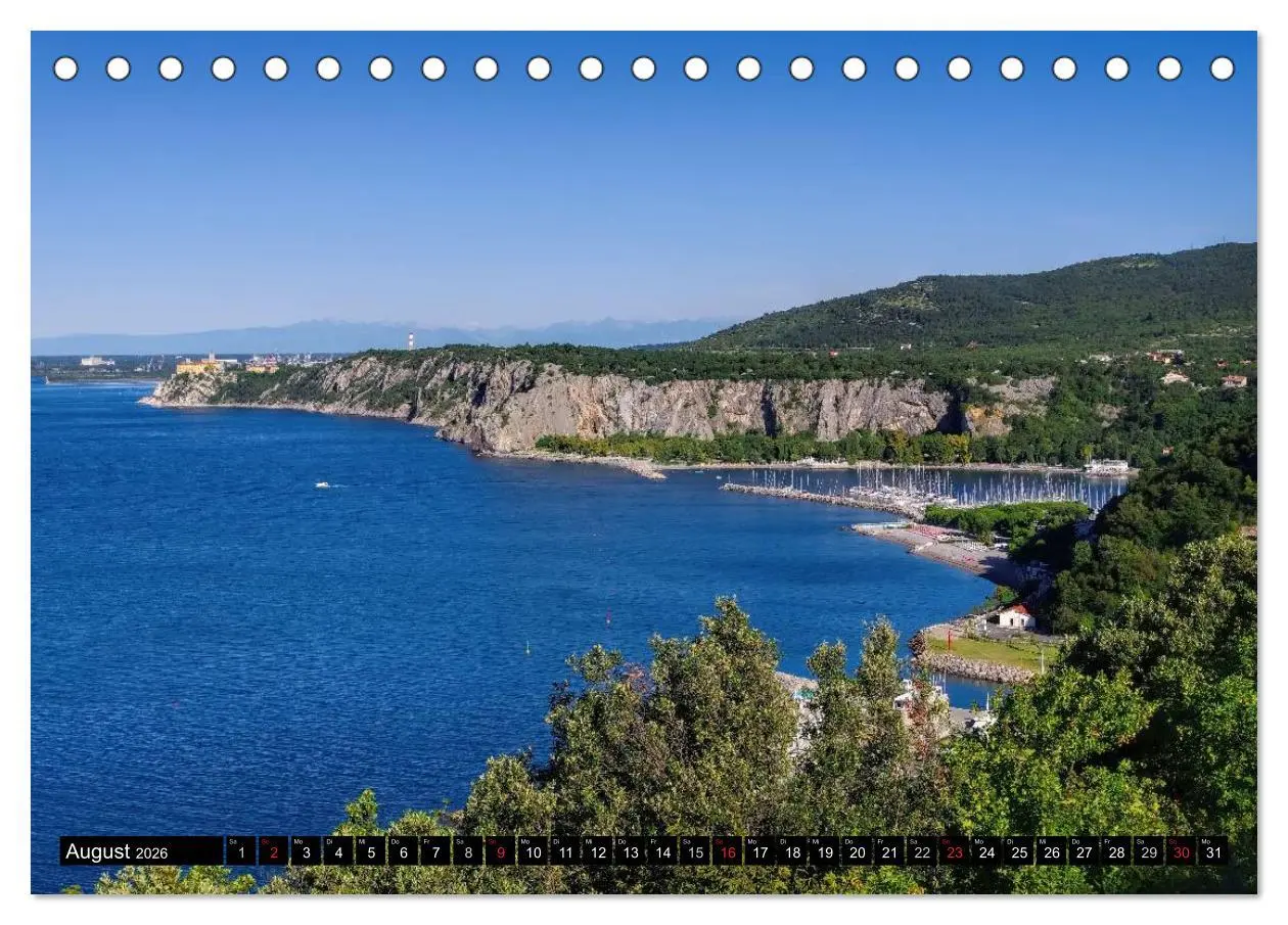 Bild: 9783457979310 | Triest und seine Riviera (Tischkalender 2026 DIN A5 quer), CALVENDO...