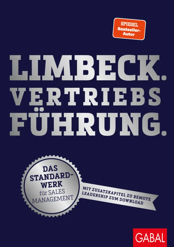 Cover: 9783869369310 | Limbeck. Vertriebsführung. | Das Standardwerk für Sales Management