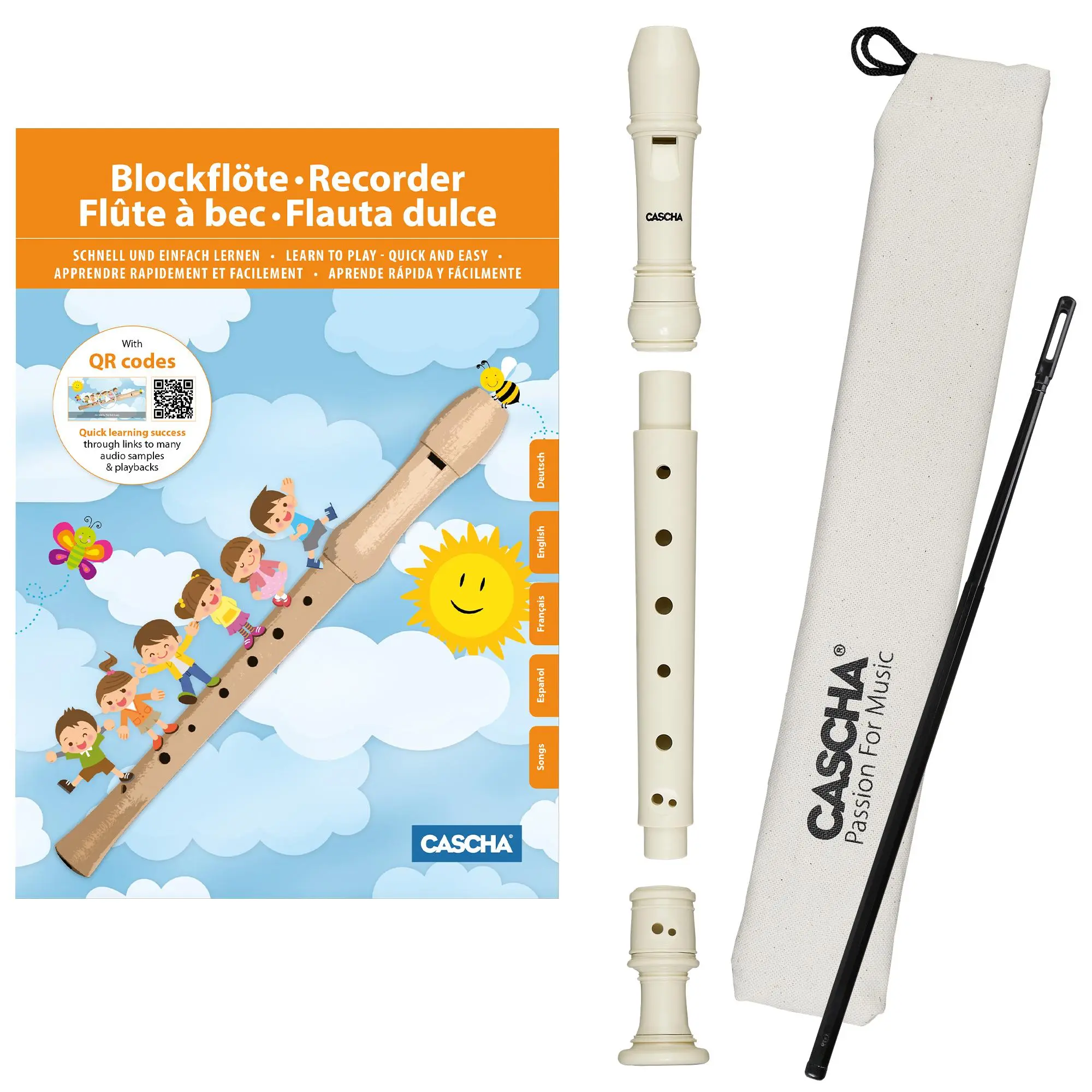 Cover: 4026929919410 | Recorder Set - Baroque fingering (incl. German Method) | Deutsch