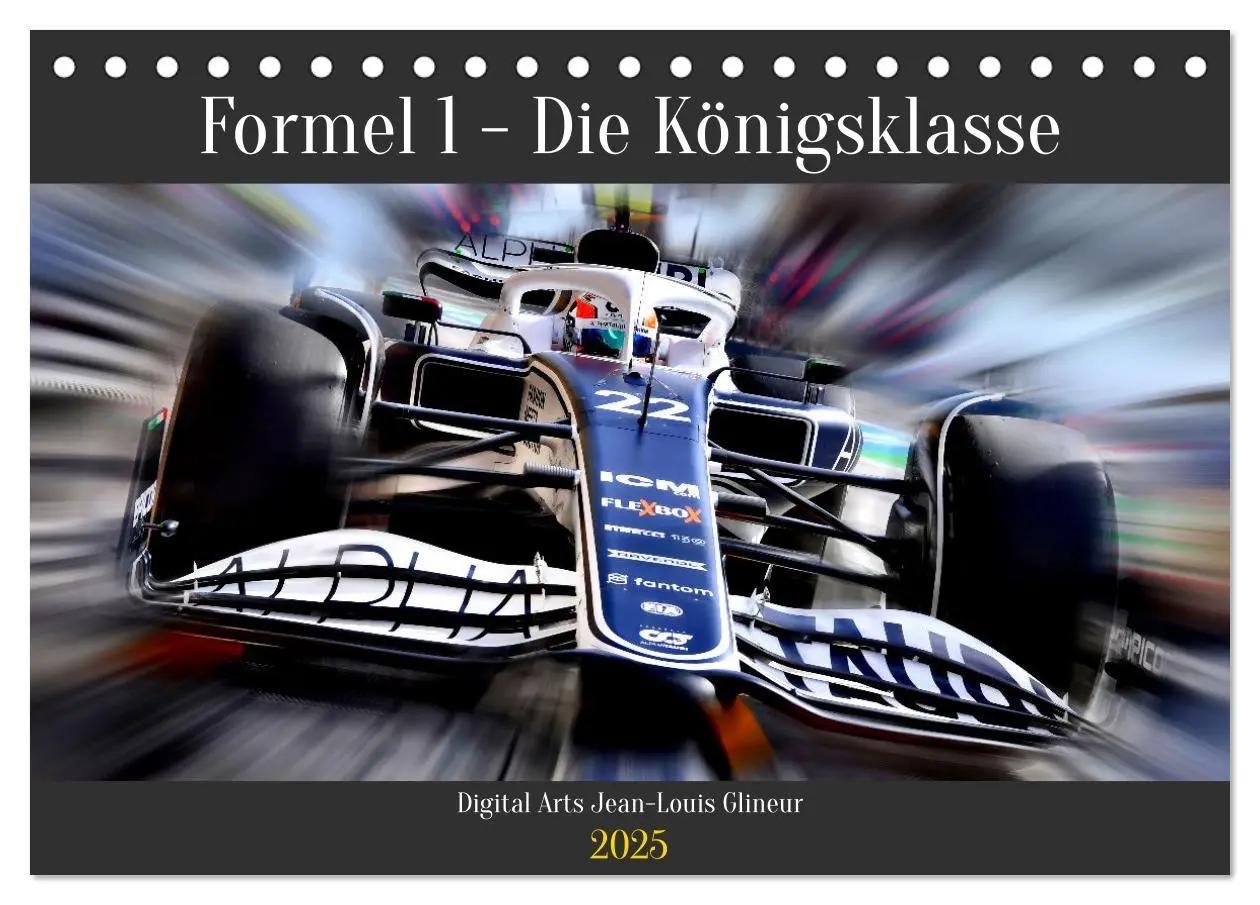 Cover: 9783435019410 | Formel 1 - Die Königsklasse (Tischkalender 2025 DIN A5 quer),...