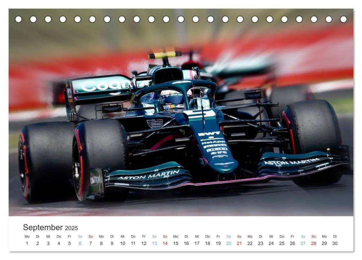 Bild: 9783435019410 | Formel 1 - Die Königsklasse (Tischkalender 2025 DIN A5 quer),...