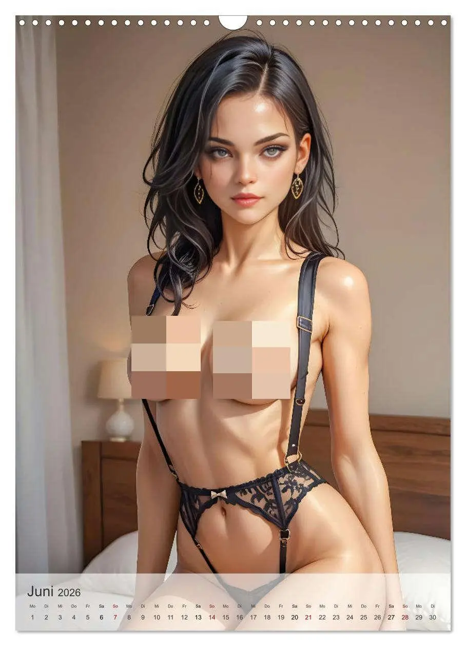 Bild: 9783457279410 | Spicy Fantasy - Verführung zwischen Büro und Bett (Wandkalender...