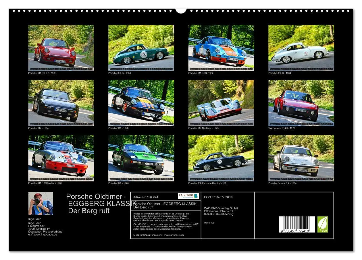 Bild: 9783457729410 | Porsche Oldtimer - EGGBERG KLASSIK - Der Berg ruft (hochwertiger...