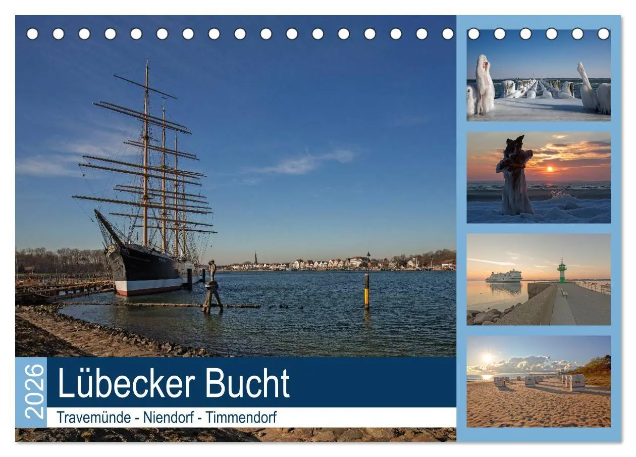 Cover: 9783457899410 | Lübecker Bucht - Travemünde - Niendorf - Timmendorf (Tischkalender...