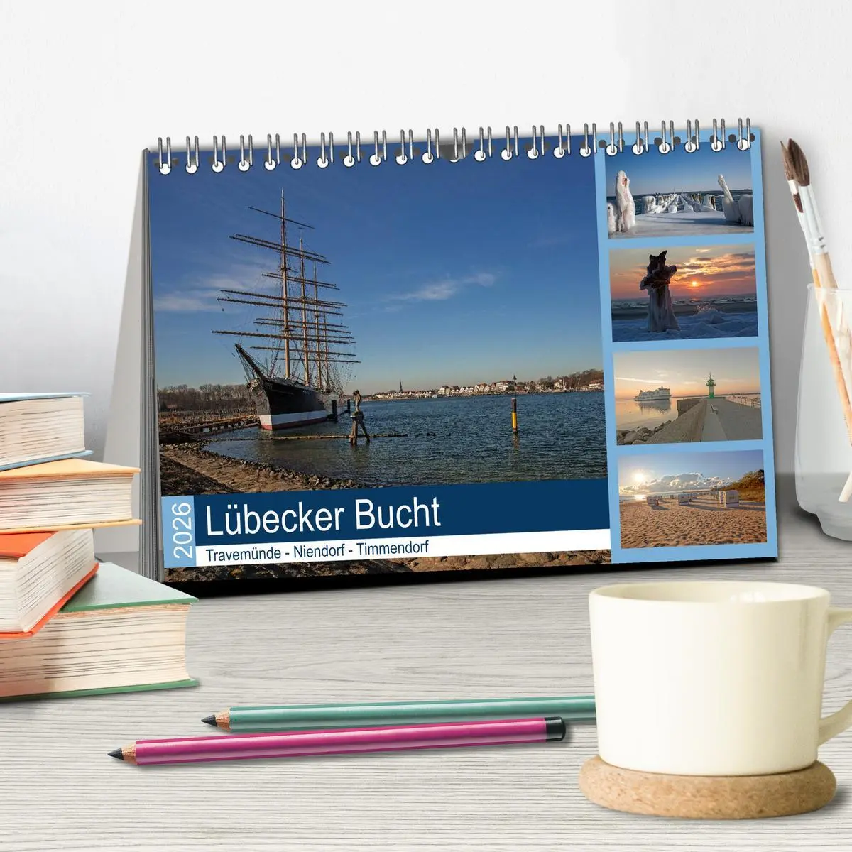 Bild: 9783457899410 | Lübecker Bucht - Travemünde - Niendorf - Timmendorf (Tischkalender...