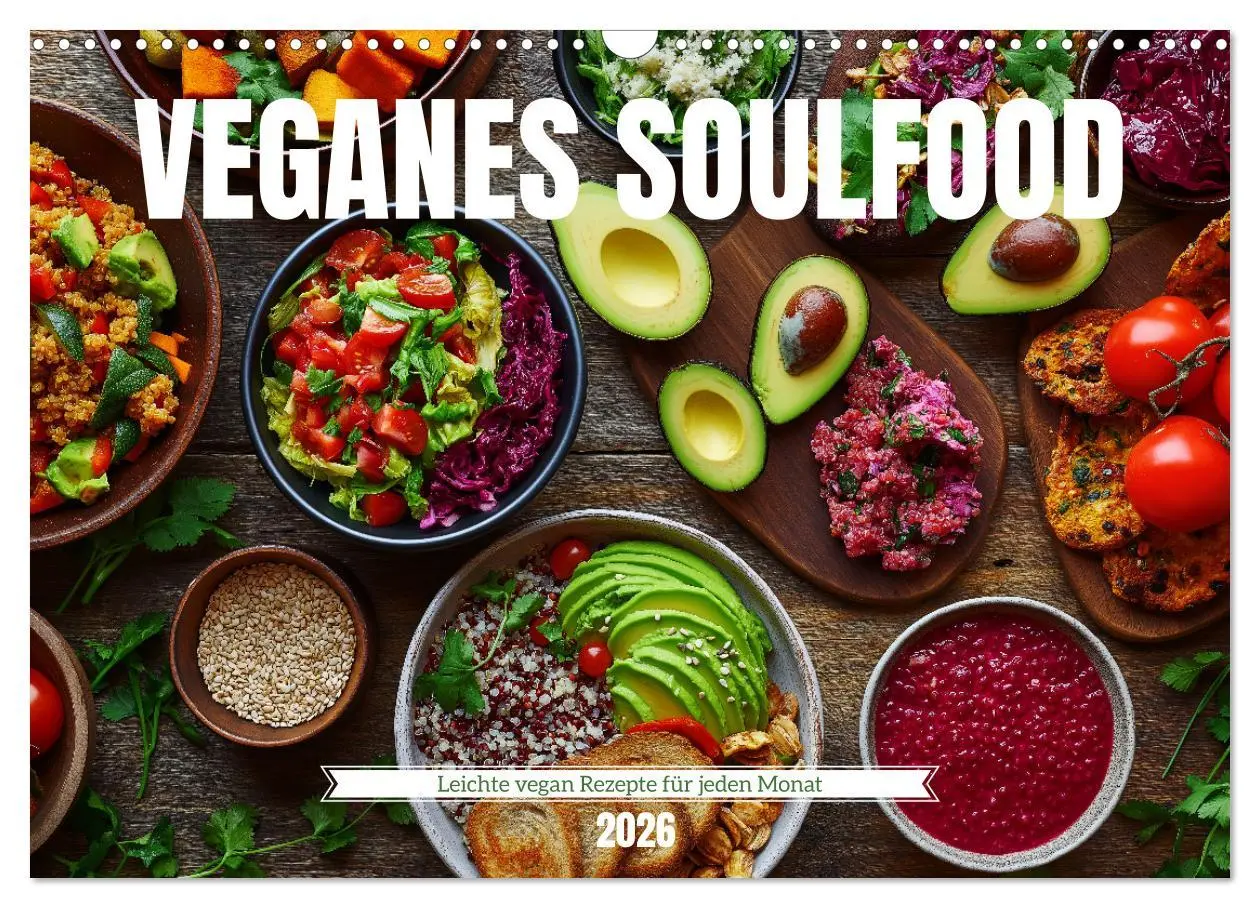 Cover: 9783457339510 | Veganes Soulfood - Leichte vegan Rezepte für jeden Monat...