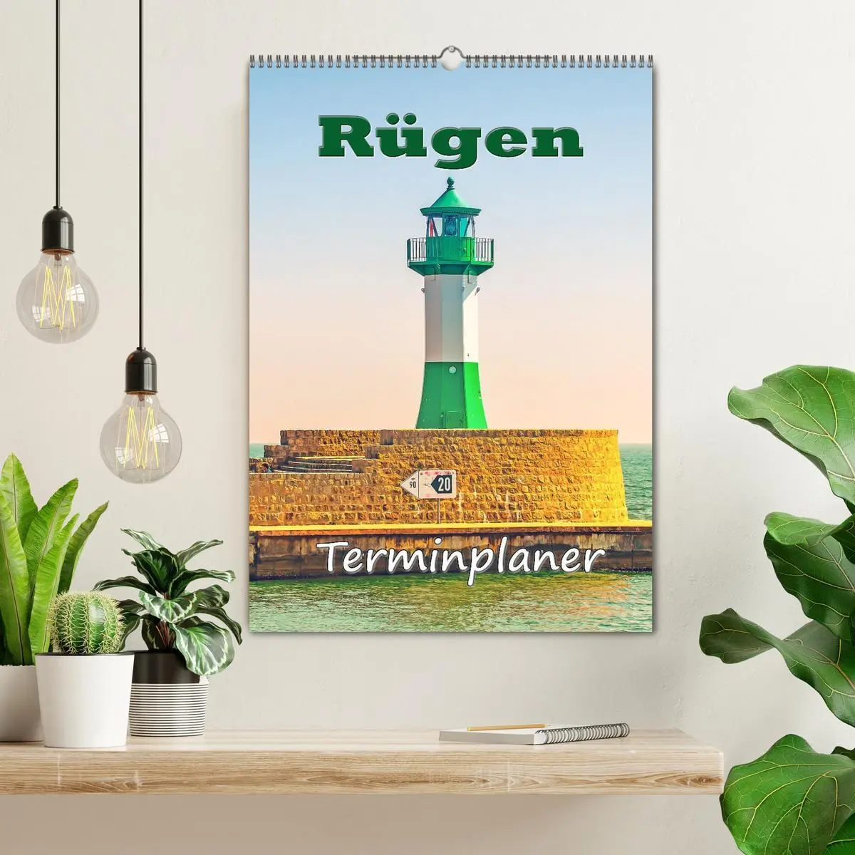 Bild: 9783516359510 | Rügen - Terminplaner (Wandkalender 2026 DIN A2 hoch), CALVENDO...