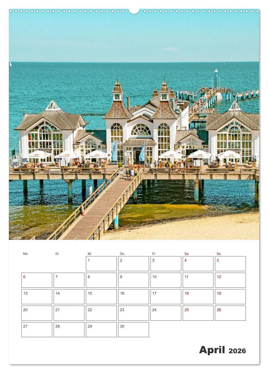 Bild: 9783516359510 | Rügen - Terminplaner (Wandkalender 2026 DIN A2 hoch), CALVENDO...