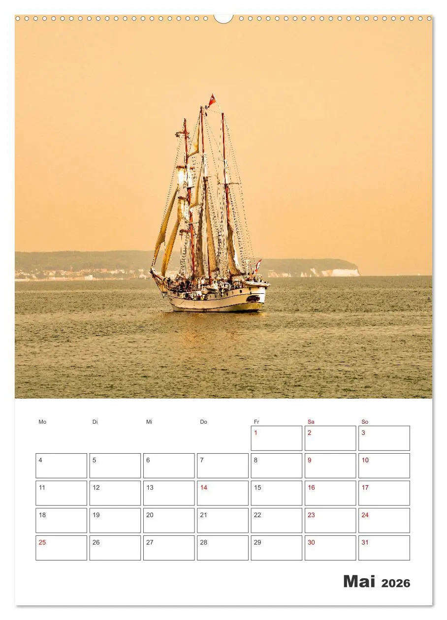Bild: 9783516359510 | Rügen - Terminplaner (Wandkalender 2026 DIN A2 hoch), CALVENDO...