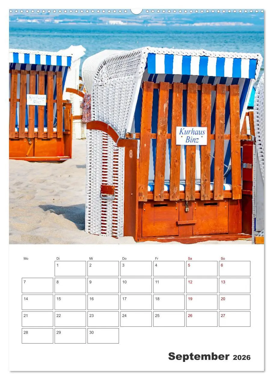 Bild: 9783516359510 | Rügen - Terminplaner (Wandkalender 2026 DIN A2 hoch), CALVENDO...