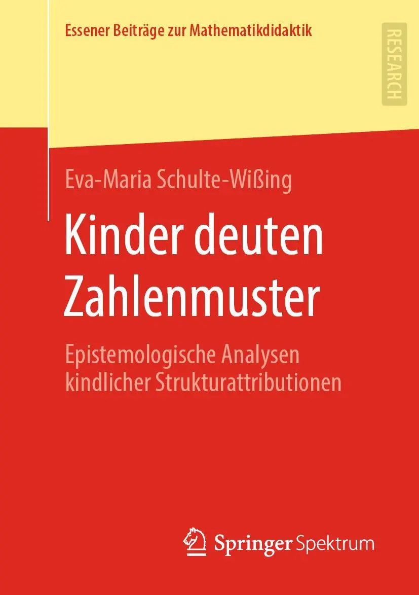 Cover: 9783658309510 | Kinder deuten Zahlenmuster | Eva-Maria Schulte-Wißing | Taschenbuch