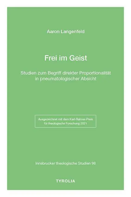 Cover: 9783702239510 | Frei im Geist | Aaron Langenfeld | Taschenbuch | 388 S. | Deutsch