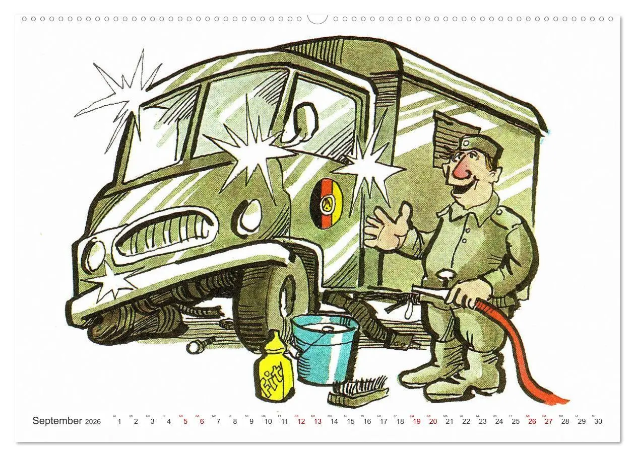 Bild: 9783457259610 | Da lachte die NVA - Karikaturen aus der DDR (hochwertiger Premium...