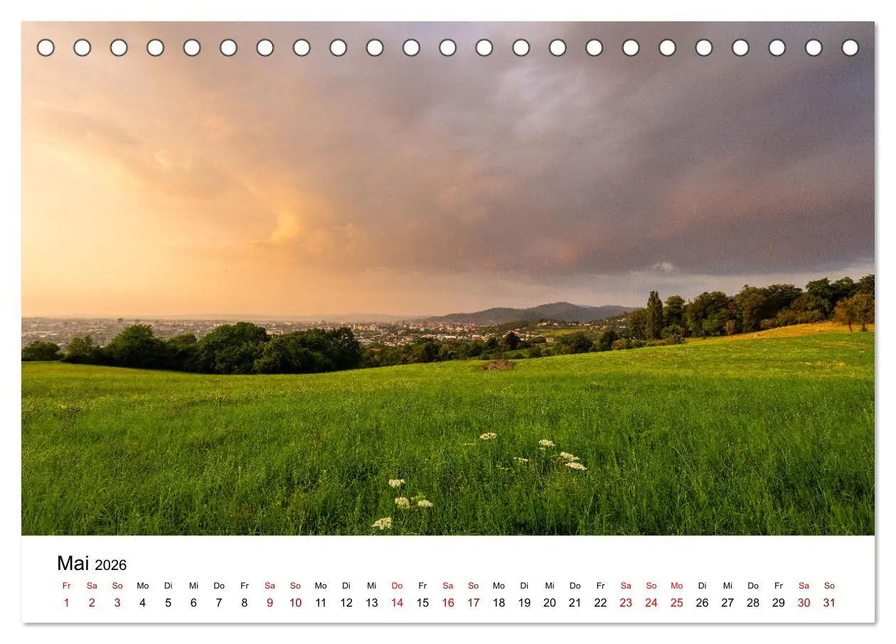 Bild: 9783457639610 | Freiburg, Drumherum (Tischkalender 2026 DIN A5 quer), CALVENDO...