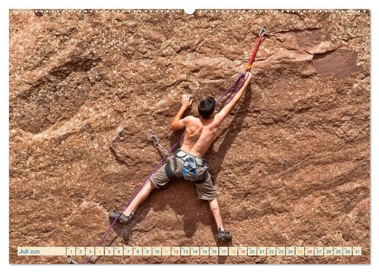 Bild: 9783457949610 | Bergsteigen und Klettern (Wandkalender 2026 DIN A2 quer), CALVENDO...