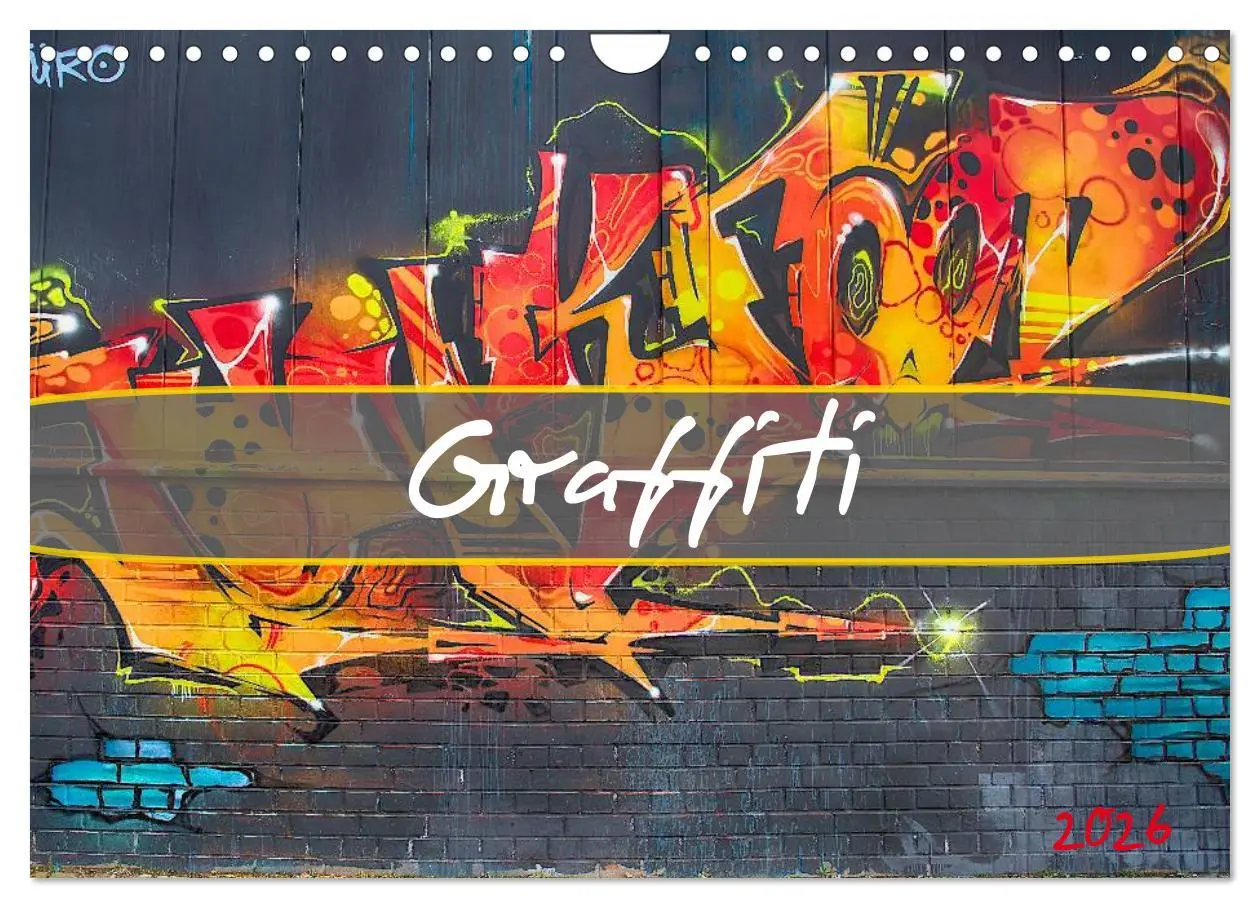 Cover: 9783516109610 | Graffiti (Wandkalender 2026 DIN A4 quer), CALVENDO Monatskalender