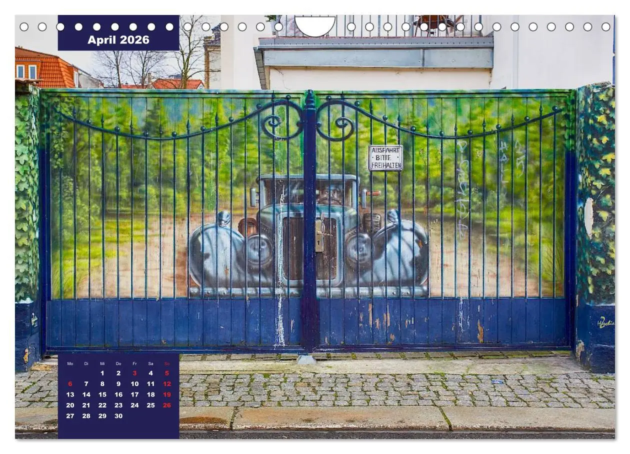 Bild: 9783516109610 | Graffiti (Wandkalender 2026 DIN A4 quer), CALVENDO Monatskalender