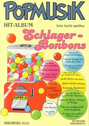 Cover: 9790003029610 | Popmusik Hit-Album Super 20: Schlagerbonbons | Buch | Sikorski Edition