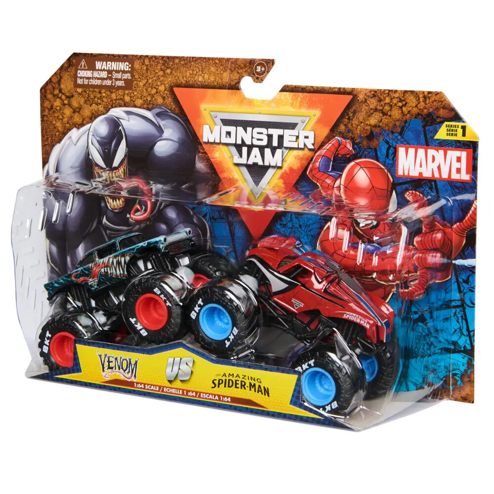 Bild: 681147049710 | MNJ 2-Pack 1:64 Spider-Man vs. Venom | Karton | 70497 | Deutsch | 2025