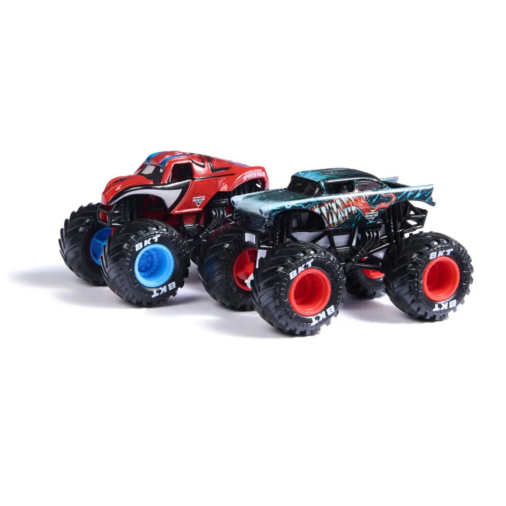 Bild: 681147049710 | MNJ 2-Pack 1:64 Spider-Man vs. Venom | Karton | 70497 | Deutsch | 2025