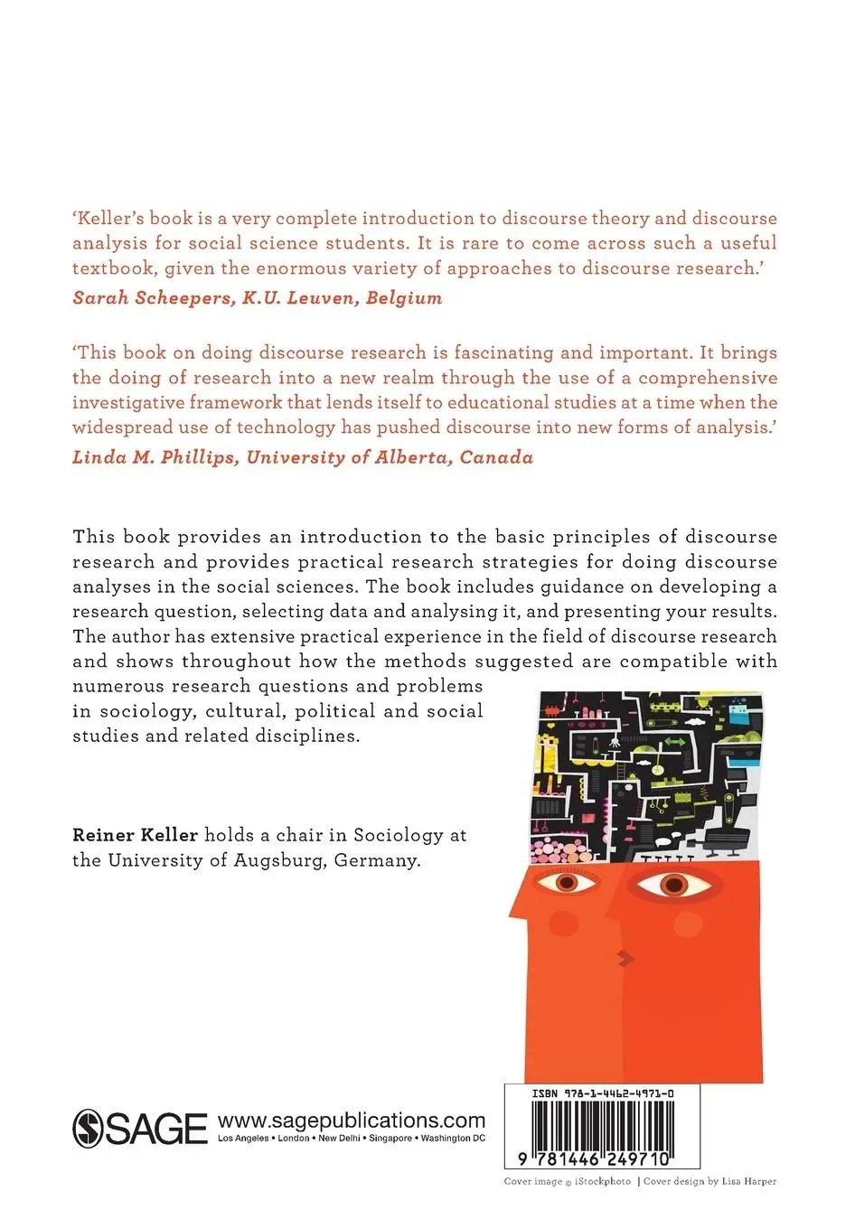 Rückseite: 9781446249710 | Doing Discourse Research | Reiner Keller | Taschenbuch | Englisch