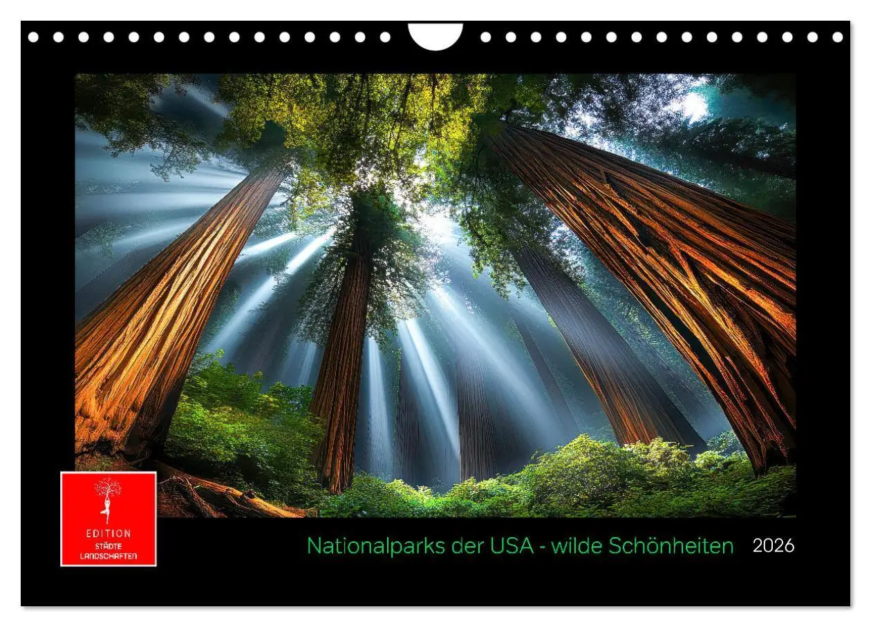 Cover: 9783457249710 | Nationalparks der USA - wilde Schönheiten (Wandkalender 2026 DIN A4...