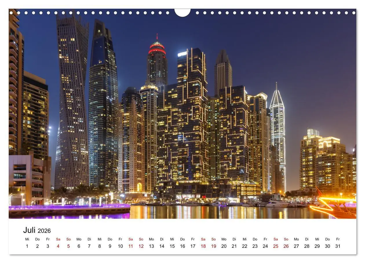Bild: 9783457629710 | Weltstadt Dubai (Wandkalender 2026 DIN A3 quer), CALVENDO...