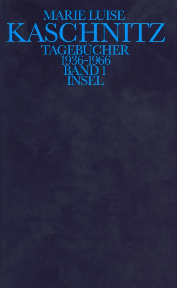 Cover: 9783458169710 | Tagebücher 1936 - 1966, 2 Teile | Nachw. v. Arnold Stadler | Kaschnitz