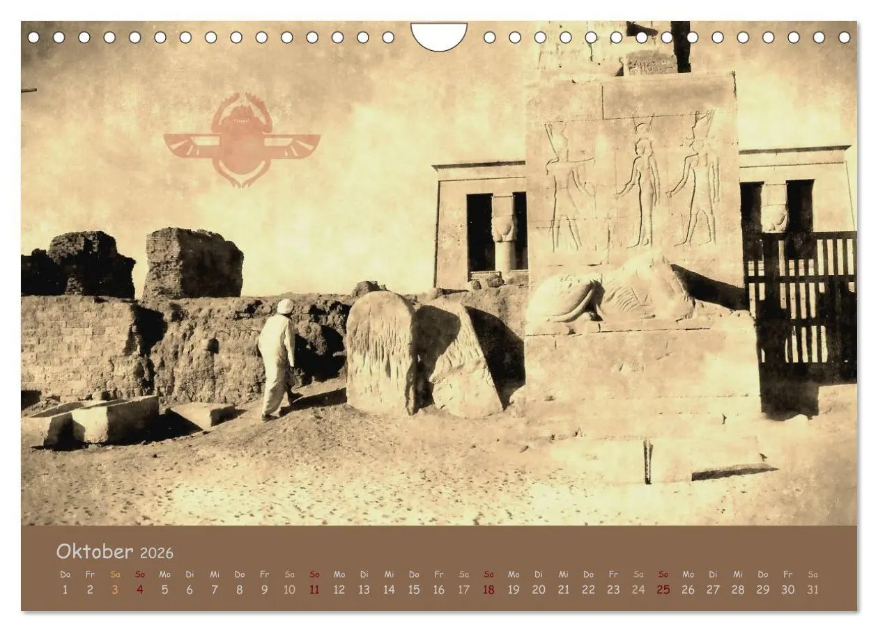 Bild: 9783516199710 | Ägypten Nostalgie &amp; Antike 2026 (Wandkalender 2026 DIN A4 quer),...