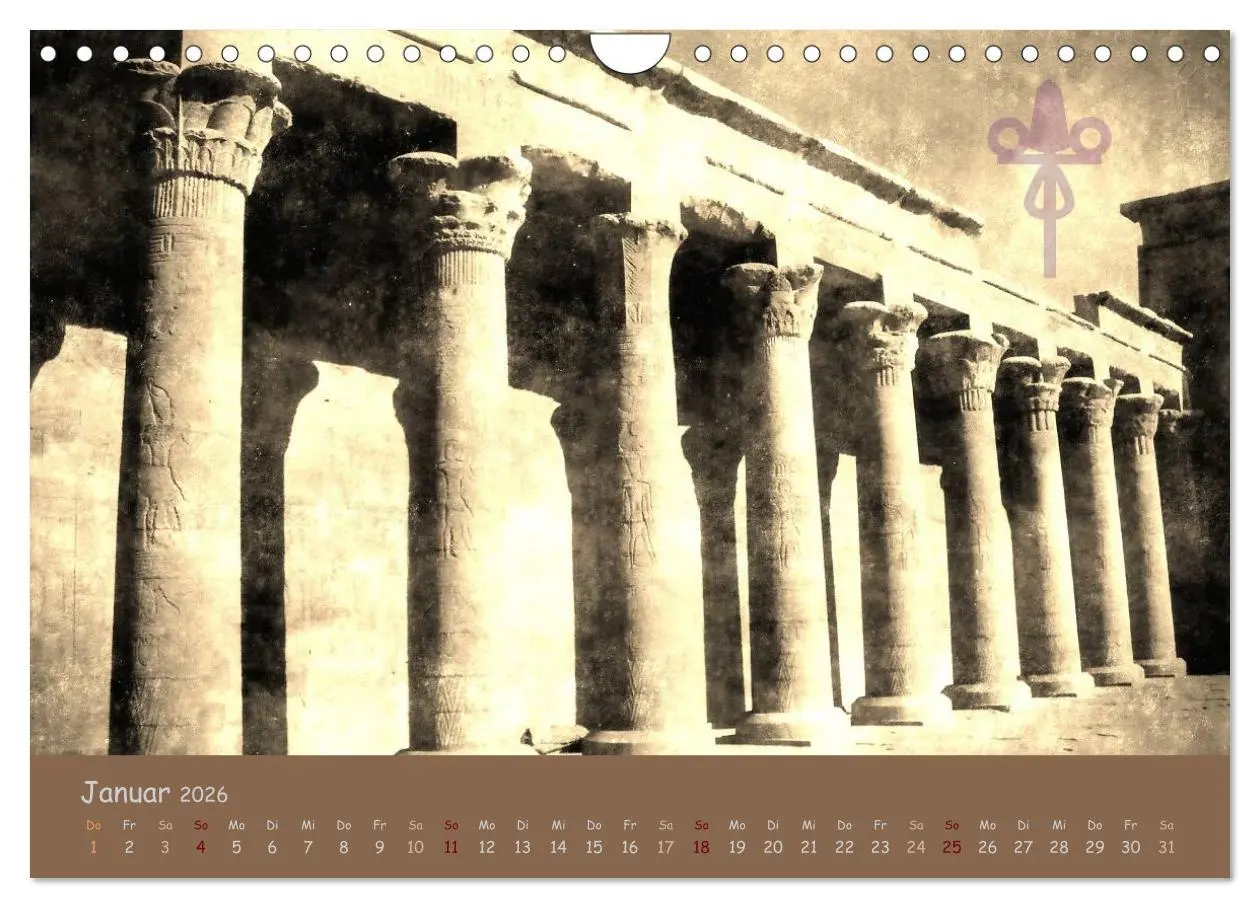 Bild: 9783516199710 | Ägypten Nostalgie &amp; Antike 2026 (Wandkalender 2026 DIN A4 quer),...