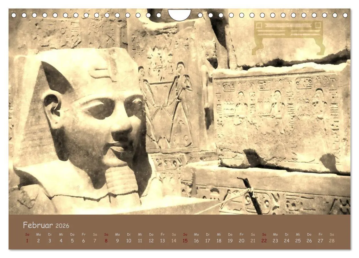 Bild: 9783516199710 | Ägypten Nostalgie &amp; Antike 2026 (Wandkalender 2026 DIN A4 quer),...
