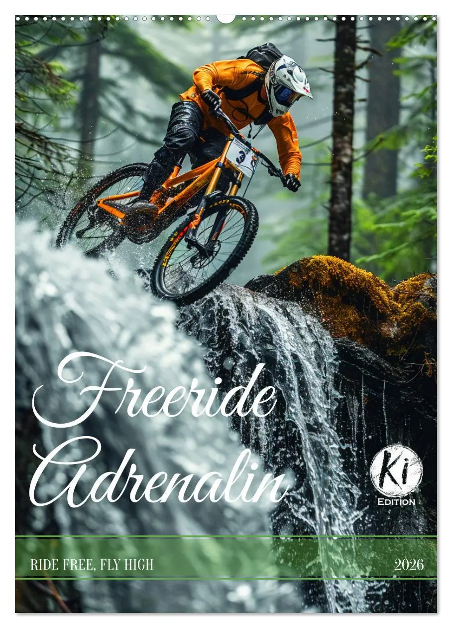 Cover: 9783516269710 | Freeride Adrenalin (Wandkalender 2026 DIN A2 hoch), CALVENDO...