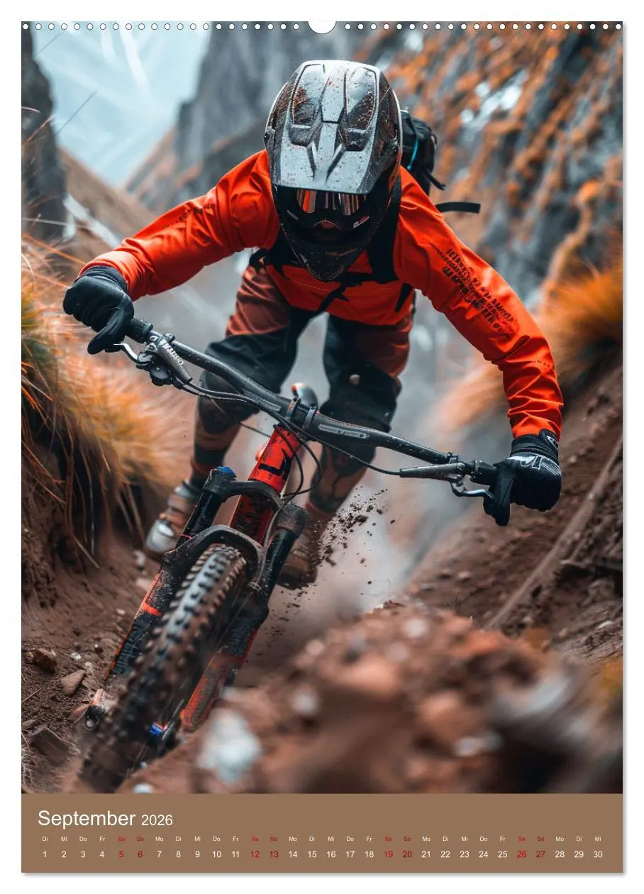 Bild: 9783516269710 | Freeride Adrenalin (Wandkalender 2026 DIN A2 hoch), CALVENDO...