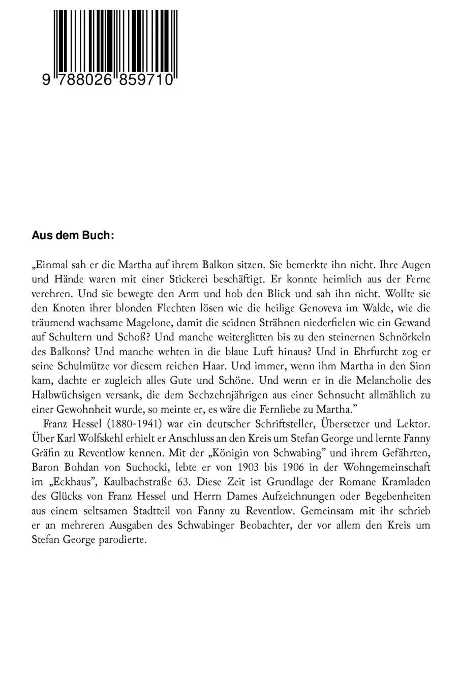 Rückseite: 9788026859710 | Der Kramladen des Glücks | Franz Hessel | Taschenbuch | Englisch
