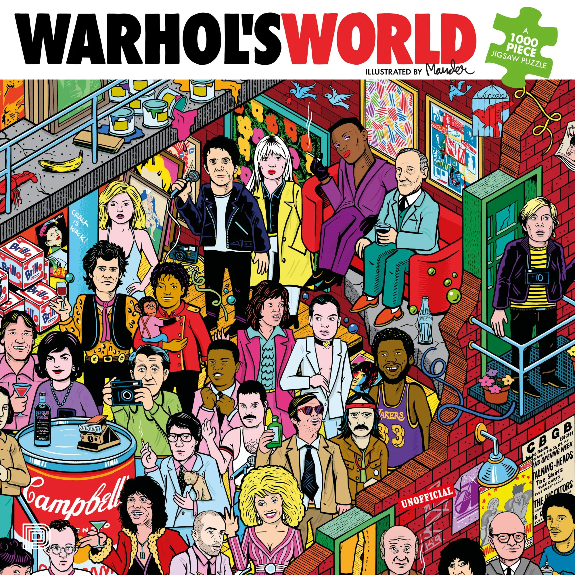 Cover: 9789188369710 | Warhol's World: 1000 Piece Jigsaw Puzzle | Martin Ander | Spiel | 2022