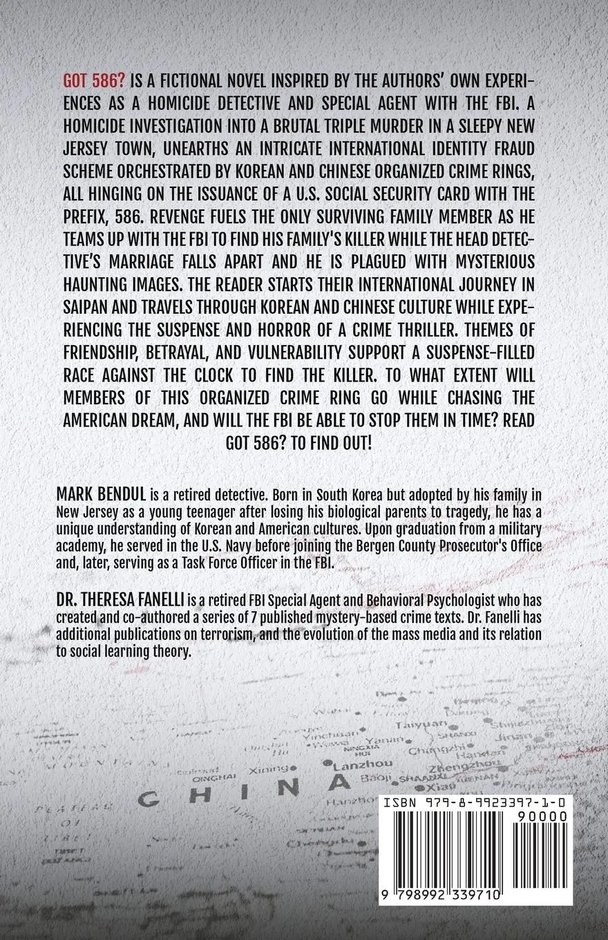 Rückseite: 9798992339710 | Got 586? | A Korean Immigrant Tale of Murder &amp; De$eption | Taschenbuch