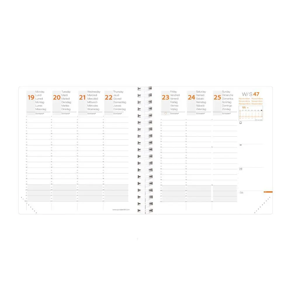 Bild: 3371010459810 | Time&amp;Life ML Medium Kupfer | Terminkalender Taschenformat | Quo Vadis