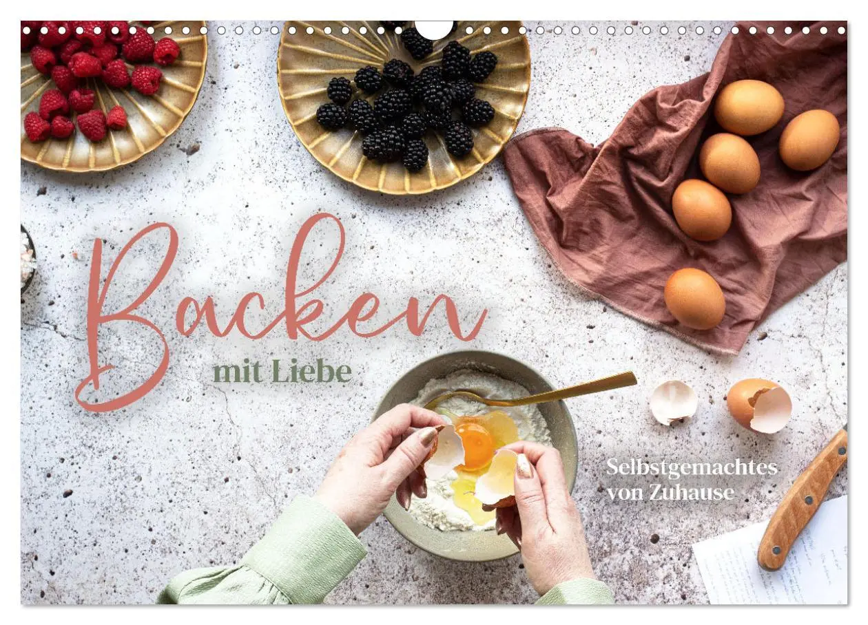 Cover: 9783457549810 | Backen mit Liebe - Selbstgemachtes von Zuhause (Wandkalender 2026...