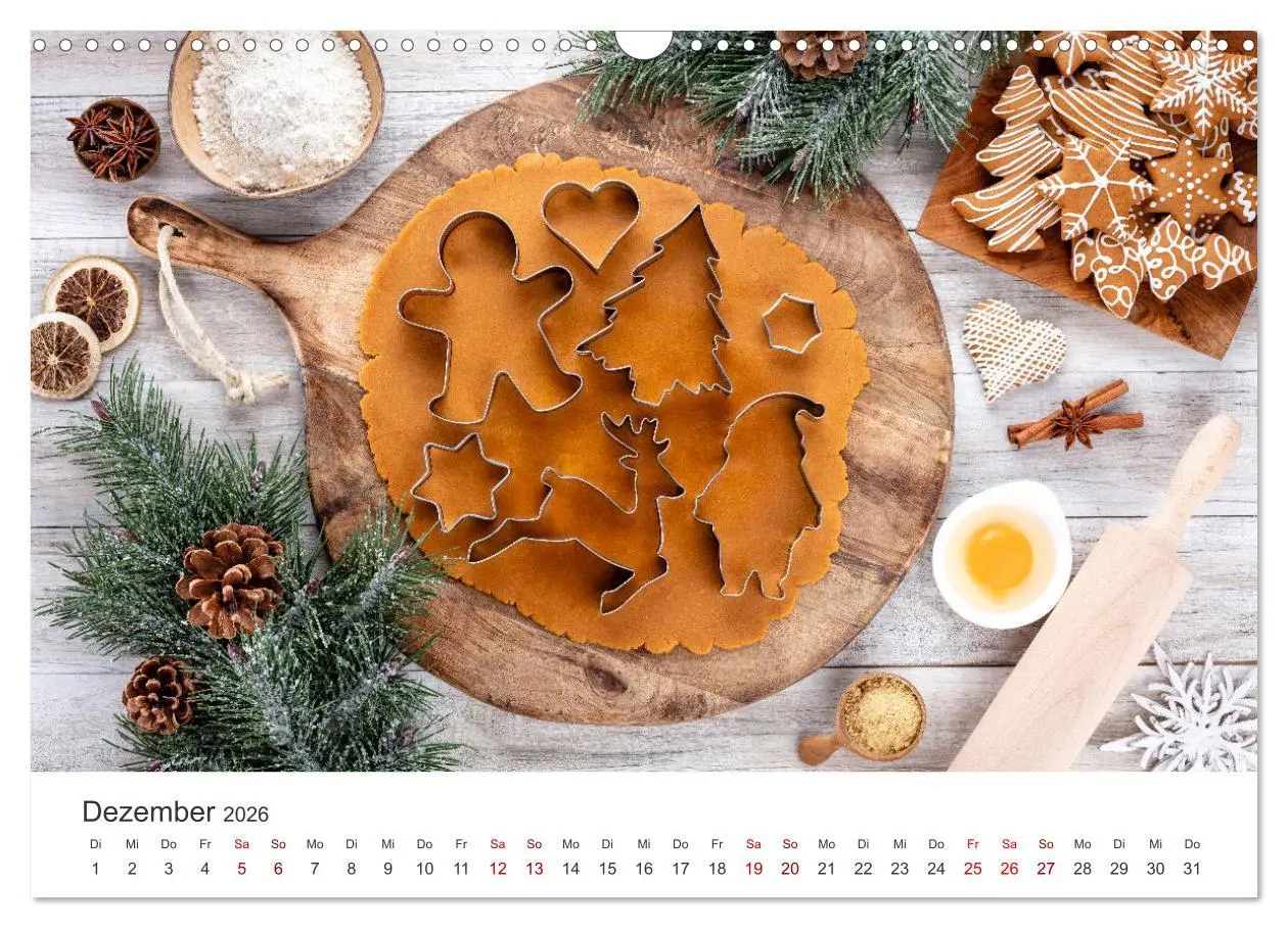 Bild: 9783457549810 | Backen mit Liebe - Selbstgemachtes von Zuhause (Wandkalender 2026...