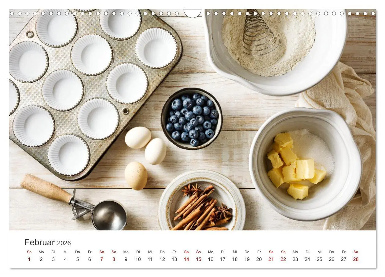 Bild: 9783457549810 | Backen mit Liebe - Selbstgemachtes von Zuhause (Wandkalender 2026...